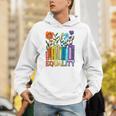 Equality Books Wildflower Rainbow LGBT Lesbian Gay Pride Unisex Hoodie