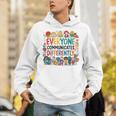 Everyone Communicates Differently Book Kids Teacher Unisex Hoodie