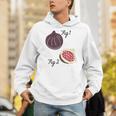 Fig 1 Figs Fruit Scientific Drawing Textbook Graphic Unisex Hoodie