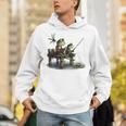 Frog Toad Fishing Vintage Classic Book Frog Unisex Hoodie