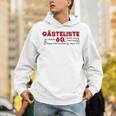Guest List 60th Guest List Guest Book 60th Birthday Woman Man Unisex Hoodie