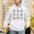 Halloween Ghosts Reading Books Pattern Spooky Kawaii Anime Unisex Hoodie Halloween Ghosts Reading Books Pattern Spooky Kawaii Anime Unisex Hoodie