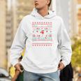 Ho Ho Homerun Baseball Ugly Christmas Sweater Party Hitter Unisex Hoodie Ho Ho Homerun Baseball Ugly Christmas Sweater Party Hitter Unisex Hoodie