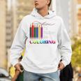 I'd Rather Be Coloring Adult Coloring Book T-Shirt Unisex Hoodie