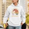I'd Rather Be Reading Book Lover Vintage Sunset Apparel Premium Tri-Blend Unisex Hoodie