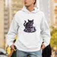 I'm An Indoor Cat Cute Witch Kitten With Books And Candles Unisex Hoodie