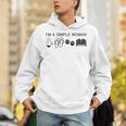 I'm A Simple Woman I Love Coffee Flip Flops Dog Books Unisex Hoodie I'm A Simple Woman I Love Coffee Flip Flops Dog Books Unisex Hoodie