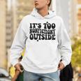 Its Too Nonfiction Outside Book Lovers Reading Groovy Unisex Hoodie Its Too Nonfiction Outside Book Lovers Reading Groovy Unisex Hoodie