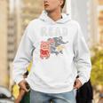 Kids Pig Elephant Reading Cute Book Lover Bookworm Boys Girls Kid Performance Unisex Hoodie