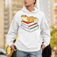 Leopard Gecko Sleeping Books Reading Geckos Unisex Hoodie Leopard Gecko Sleeping Books Reading Geckos Unisex Hoodie