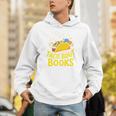 Let's Taco About Books Mexican Pun Bookworm Premium Tri-Blend Unisex Hoodie