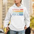 Literacy And Justice For All Reading Book Club Librarian Premium Tri-Blend Unisex Hoodie Literacy And Justice For All Reading Book Club Librarian Premium Tri-Blend Unisex Hoodie
