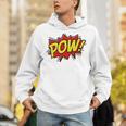 POW Comic Book Font Action Hero BAM BANG BOOM POW Unisex Hoodie POW Comic Book Font Action Hero BAM BANG BOOM POW Unisex Hoodie