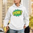 POW Vintage Superhero Comic Book Sound Effect Tshirt Unisex Hoodie POW Vintage Superhero Comic Book Sound Effect Tshirt Unisex Hoodie