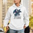 We Read At Dawn Frog Riding Dragon Book Lover Art Comfort Colors Crop Top Unisex Hoodie