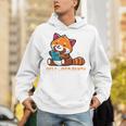 Well Red Panda Shirt Bookworm Reading Books Panda Unisex Hoodie