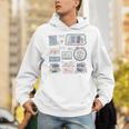 Retro Bookish Love Collage Book Lover Librarian Scrapbook Unisex Hoodie