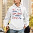 Retro Eat Sleep Take Kids To Sports Repeat Game Day Baseball Unisex Hoodie Retro Eat Sleep Take Kids To Sports Repeat Game Day Baseball Unisex Hoodie