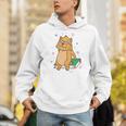 Sabre-Toothed Tiger Loves Books Wildcat Unisex Hoodie
