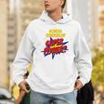 School Counselor Teacher Superhero Superpower Comic Book Premium Tri-Blend Unisex Hoodie