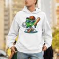 Shamrock Baseball St Patrick's Day Kids Boys Toddlers Premium Tri-Blend Unisex Hoodie