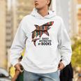 Shark Costume Teens Books Nerds Shark Stuffed Animal Sharks Unisex Hoodie