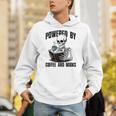 Skeleton Reading Book With Coffee Unisex Hoodie