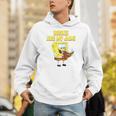 SpongeBob Loves Reading Books Are My Jam Raglan Baseball Tee Unisex Hoodie