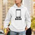Texted First Bruh Seen Message Valentine's Day Humor Raglan Baseball Tee Unisex Hoodie
