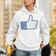 Thumbs Up Like Face Book Icon Unisex Hoodie