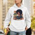 History Month Afro Women Girls Book Lover Librarian Premium Tri-Blend Unisex Hoodie