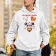 Valentines Day Boys Men Hearts Gaming Football Baseball Love Premium Tri-Blend Unisex Hoodie