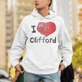 Women's Clifford The Big Red Dog I Heart Clifford Childrens Books Unisex Hoodie Women's Clifford The Big Red Dog I Heart Clifford Childrens Books Unisex Hoodie
