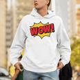 WOW Comic Book Cartoon Speech Bubble Pop Art Unisex Hoodie
