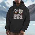 100 Days Of School Baseball 100th Day Of School Coquette Bow Unisex Hoodie