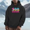 100 Days Of School Baseball Ice Cream Drip For Teacher Kid Unisex Hoodie