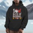 100 Days Of School Cute Bow Baseball Boy Girl Teacher Unisex Hoodie