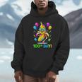 100th Day Of School Banana Baseball Drip For Kids Youth Girl Unisex Hoodie