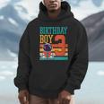 3 Year Old Birthday Boy Book Worm Reading Birthday Party Unisex Hoodie 3 Year Old Birthday Boy Book Worm Reading Birthday Party Unisex Hoodie