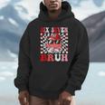 6 7 Bruh Six Seven Valentine Heart Baseball Unisex Hoodie