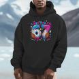 7th Birthday I Was 6 Now I'm 7 Baseball Ice Cream Drip Unisex Hoodie