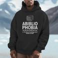 Abibliophobia Reading Fear Of No Books Definition Unisex Hoodie Abibliophobia Reading Fear Of No Books Definition Unisex Hoodie