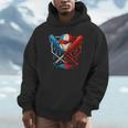 American Baseball Drip Graffiti Ball And Bat Unisex Hoodie