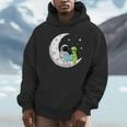 Astronaut And Alien Reading On Moon Space Book Lover Sci Fi Unisex Hoodie Astronaut And Alien Reading On Moon Space Book Lover Sci Fi Unisex Hoodie