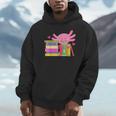 Axolotl Book Reading Librarian English Teacher For Men Women Kids Unisex Hoodie Axolotl Book Reading Librarian English Teacher For Men Women Kids Unisex Hoodie
