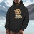Baby Turtle Open Book Reading Animal Lover Graphic Portrait Unisex Hoodie Baby Turtle Open Book Reading Animal Lover Graphic Portrait Unisex Hoodie