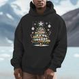 Baseball Christmas Tree Lights Unisex Hoodie Baseball Christmas Tree Lights Unisex Hoodie