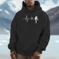Baseball Heartbeat Pitcher Position Simple Line Art Unisex Hoodie Baseball Heartbeat Pitcher Position Simple Line Art Unisex Hoodie