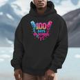 Baseball Ice Cream Drip 100 Days Of School Boys Girls 100th Unisex Hoodie