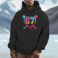 Baseball Ice Cream Drip 67 Meme Six Seven 67th Birthday Unisex Hoodie